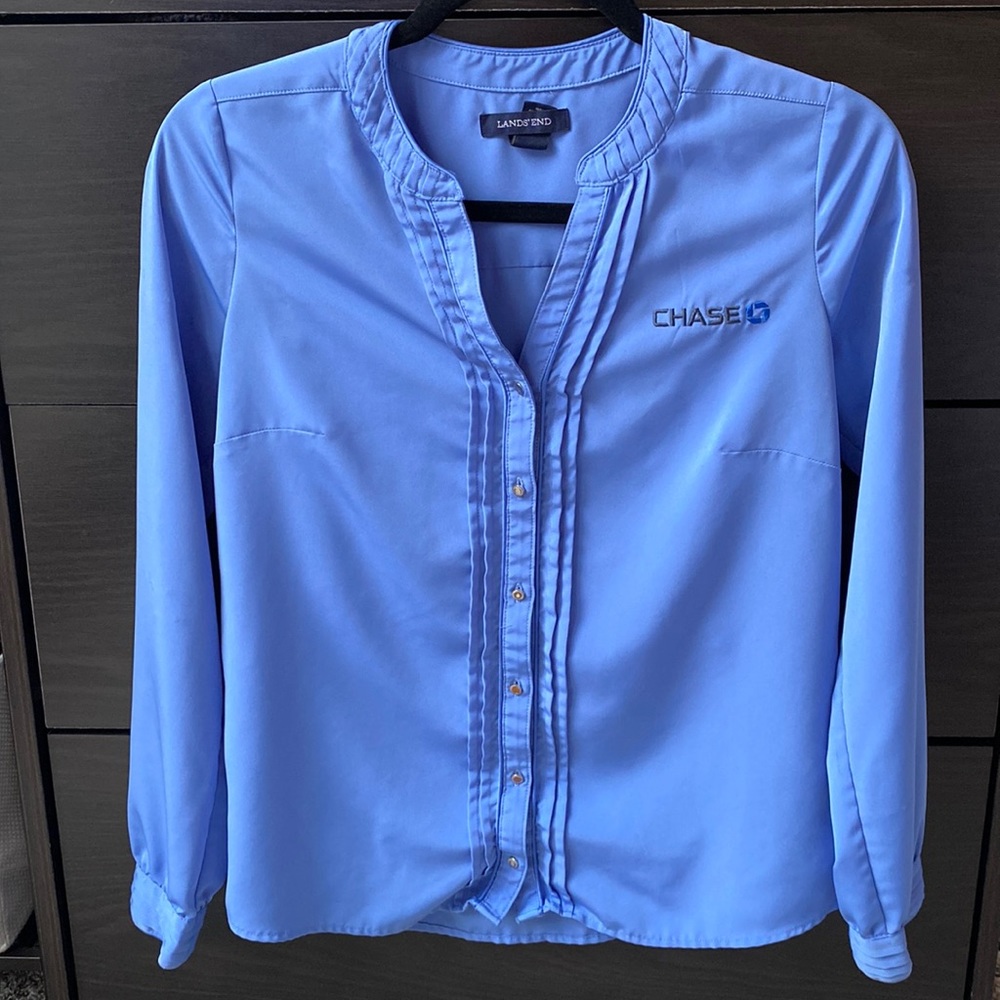 Chase Bank blouse